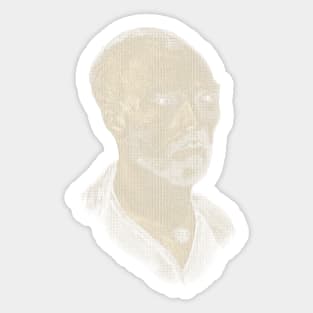 Vincent van Gogh Self Portrait in Vintage Sepia Sticker